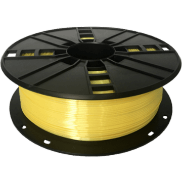 Ampertec 3D-Filament Seiden-PLA gelb mit Perlglanz 1.75mm 1000g Spule