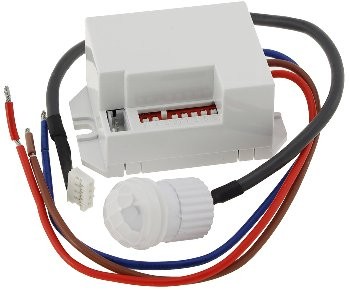 Einbau-Bewegungsmelder CT-PIR Mini 230V, 800W, Ø 15mm, LED geeignet, weiß