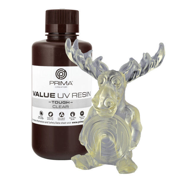 PrimaCreator Value Tough UV Resin (ABS Like) - 500 ml - Klar