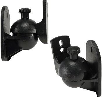 Wandhalter für Lautsprecher CT-2 Black dreh-/neigbar,max.3,5kg, schwarz, Paar