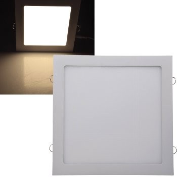 LED Licht-Panel QCP-30Q, 30x30cm 230V, 24W, 2140 Lumen, 2900K / warmweiß