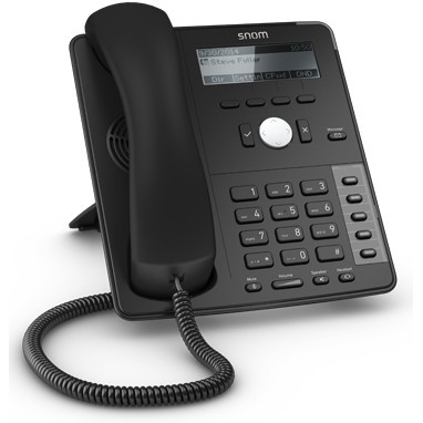 SNOM D715 VOIP Tischtelefon (SIP) Gigabit o Netzteil Black