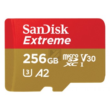 SANDISK Extreme Micro SDXC 256GB 130668 SDSQXA1-256G-GN6MA 160MBs