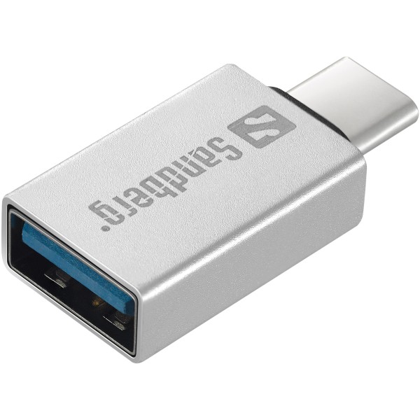 Sandberg 136-24 Adapter USB-C > USB 3.0 (ST-BU) Silver
