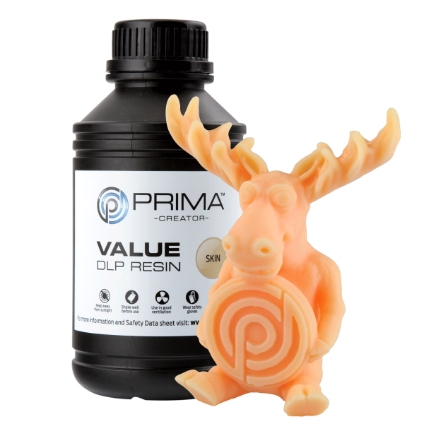 PrimaCreator Value UV / DLP Resin - 500 ml - Hautfarben
