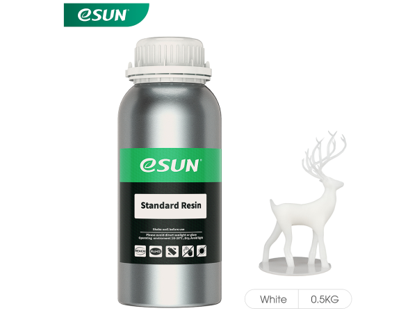 UV/LCD STANDARD WHITE 1KG ESUN 3D RESIN 405NM