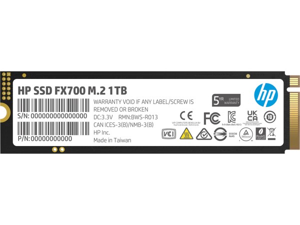 HP SSD FX700 1TB 8U2N3AA#ABB intern