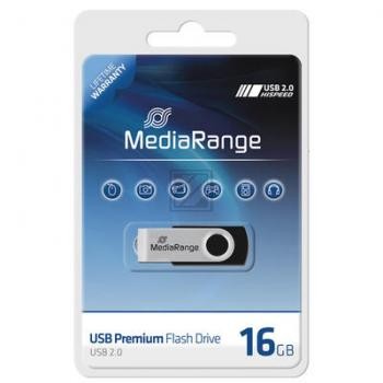 MEDIARANGE FLEXI USB STICK 16GB MR910 USB 2.0 schwarz-silber