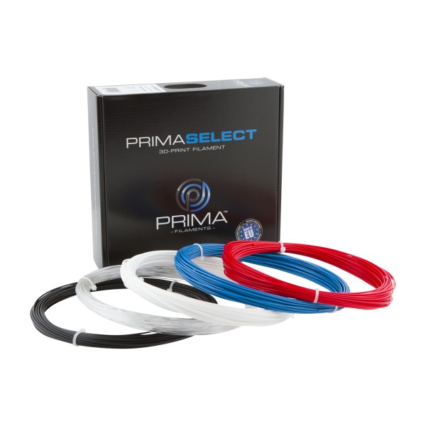 PrimaSelect Sample Pack - 1.75mm - PLA, ABS, ABS+, HIPS, PETG