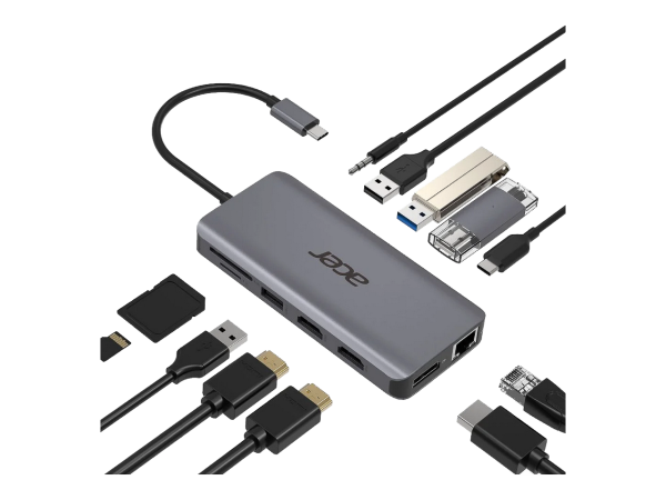 ACER USB-C ADAPTER DOCKINGSTATION HP.DSCAB.009 12in1 5Gps