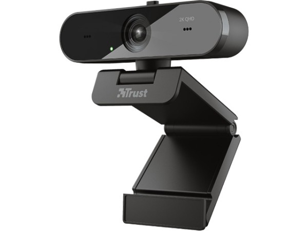 Trust TAxcon Qhd Webcam Schwarz 24228 Inkl 2 Mikrofone Blickschutzfilter