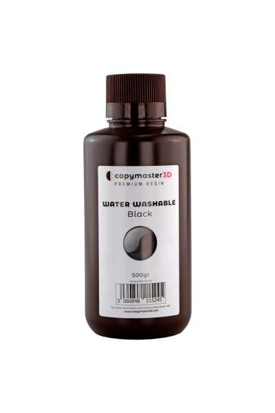 Copymaster3D Water Washable UV Resin - 500 ml - Schwarz
