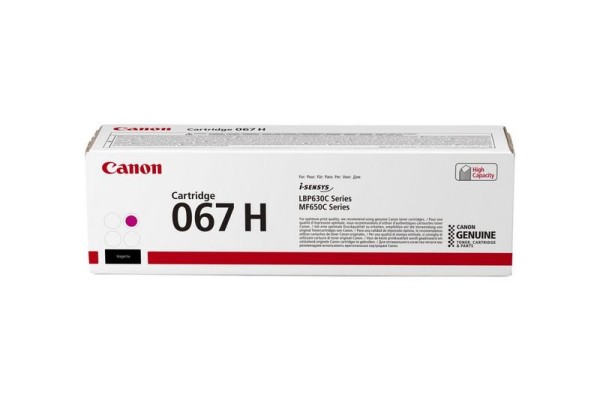 Canon 067H Tonerkartusche LBP633CDW Original Magenta 2350 Seiten hohe Kapazität 5104C002