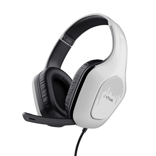 Trust GXT 415W Zirox Gaming Headset Kopfhörer Kabelgebunden 25147 Kabel/Mikrofon/weiss
