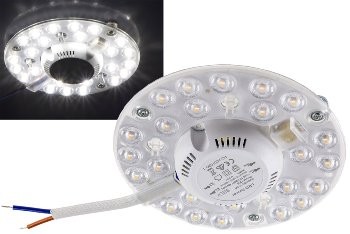 LED Umrüstmodul UM12nw für Leuchten Ø125mm, 12W, 1300lm, 4000K, Magnethalter