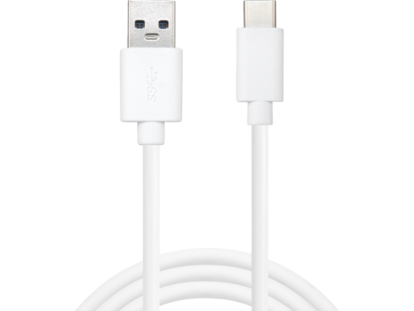 SANDBERG USB-C 3.1 > USB-A 3.0 KABEL 1m 136-15 weiss