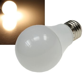 LED Glühlampe E27 G40 AGL warmweiß 3000k, 500lm, 230V/5W, 160°