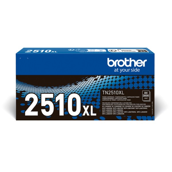 TN2510XL BROTHER HL Toner black HC 3000 Seiten