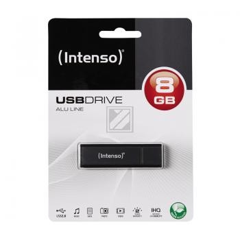 INTENSO USB STICK 2.0 8GB ANTHRAZIT 3521461 Alu Line