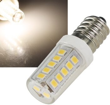 LED Lampe E14 Mini, neutralweiß 4000k, 380lm, 300°, 230V, 3W, ØxL17x51mm