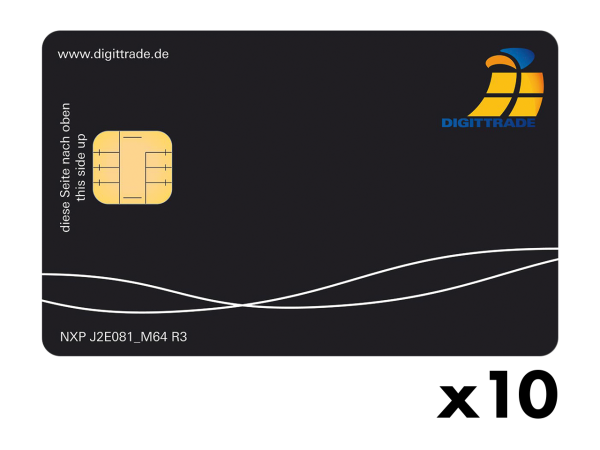 Digittrade Smartcard Hs256S (10) Dg-J2E081-10 R3 Eal5 Zertifizierung