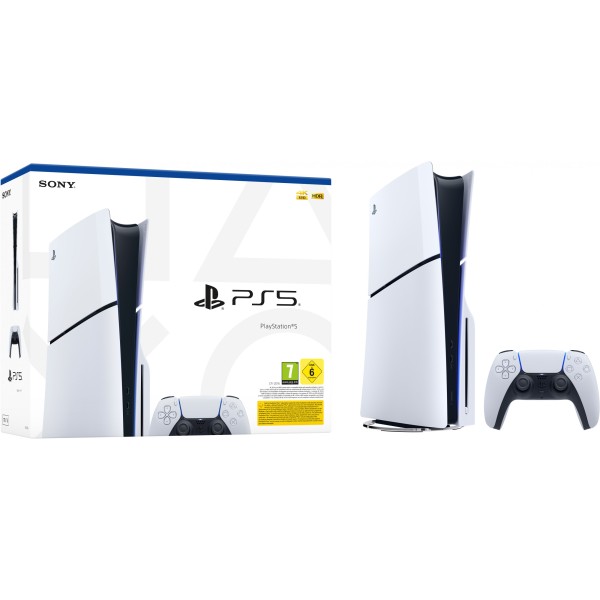 Sony PlayStation 5 Slim - 1TB SSD / white