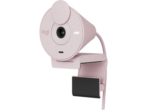 Logitech Brio 300 Webcam Pink 960-001448 1080p Mikrofon USB-C Kabel