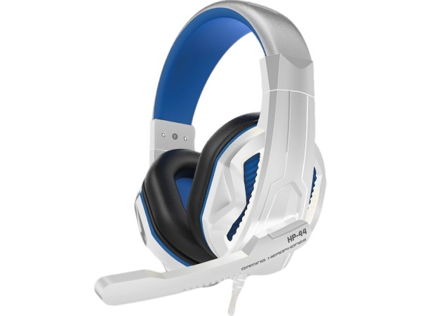 Steelpla HP44 Stereo Gaming Headset JVAPS500007 Mikro Kabel wei/bl PS5 3.5mm