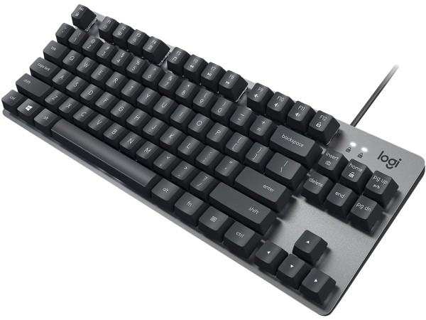 Logitech K835 TKL Mechanical Keyboard Tastatur DE 920-010007 Kabel grau-schwarz mechanisch