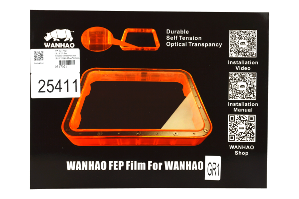 Wanhao GR1 - FEP Film 0.15mm*220mm*160mm