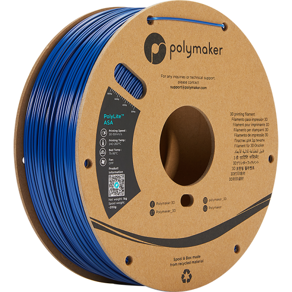 Polymaker PolyLite ASA 1,75mm blau 1kg