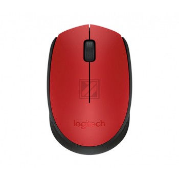Logitech Wireless Mouse M171 -RED-EMEA (910-004641)