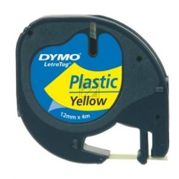 Dymo Schriftbandkassette schwarz/gelb (91222)
