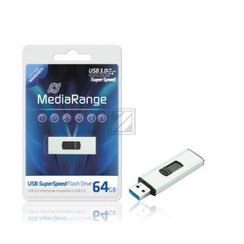 MEDIARANGE SUPERSPEED USB STICK 64GB MR917 USB 3.0 weiss