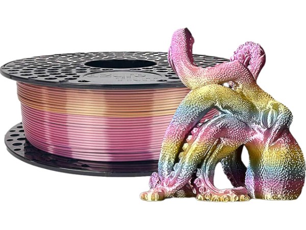 PLA Silk filament Rainbow Tropicana 1,75mm 1kg AzureFilm 3D Filament