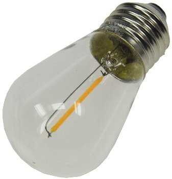 Ersatz-Lampe Filament E27 12V / 0,8W für Biergarten-Lichterkette CT-BGL 15