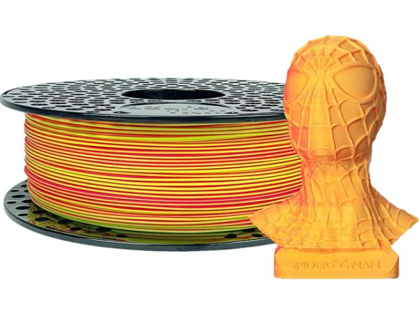 PLA 1,75mm Dual Neon filament Yellow – Pink 1kg AzureFilm 3D Filament