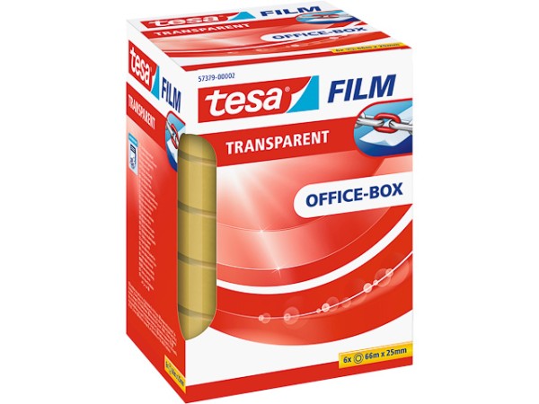 Tesafilm Klebefilm Office Box 10Er Pack 57372-00002-01 66Mx15mm Transparent