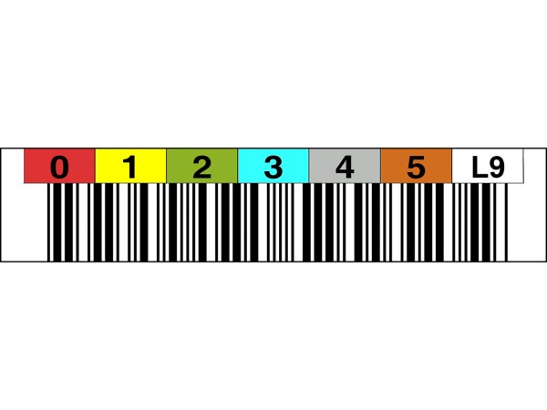 ASTAR LTO9 HORIZ. 000500-000599 (100) LTO9500599 TRIOPTIC Barcode-Etiketten