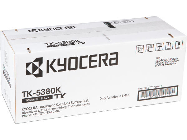 KYOCERA TK-5380K Ecosys Toner black 13.000Seiten inkl. Resttoner