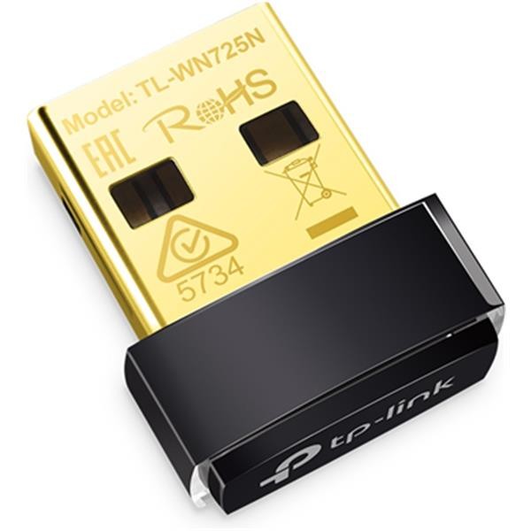 TP-LINK WLAN NANO USB ADAPTER TL-WN725N 150Mbps 2.4GHz
