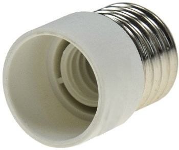 Lampensockel-Adapter, Kunststoff E27 auf E14