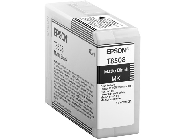Epson UltraChrome HD Druckerpatrone C13T85080N Tinte matt black 80ml