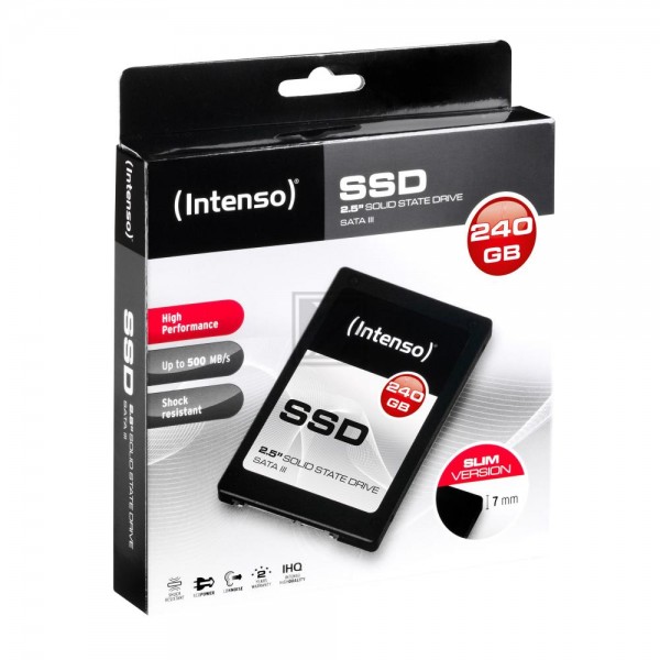 INTENSO 2.5 SSD FESTPLATTE INTERN 240GB 3813440 SATA III HIGH
