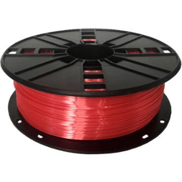 Ampertec 3D-Filament Seiden-PLA rot mit Perlglanz 2.85mm 1000g Spule
