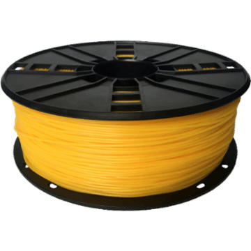 WhiteBOX 3D-Filament TPE-E flexibel gelb 2.85mm 1000g Spule