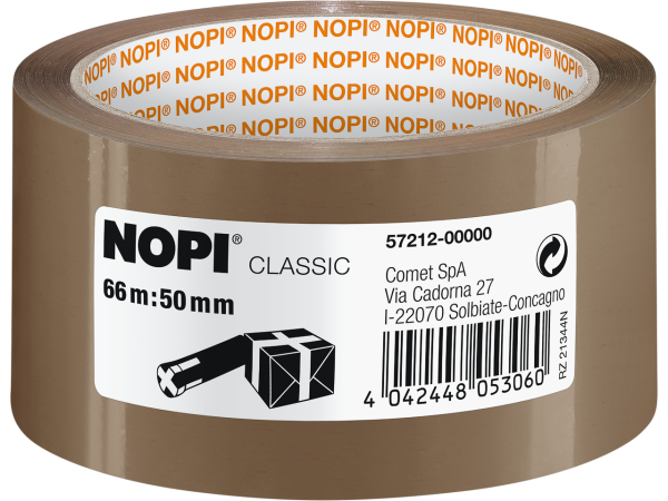 Tesa Nopi Classic Packband 57212-00000-04 66Mx50mm Braun