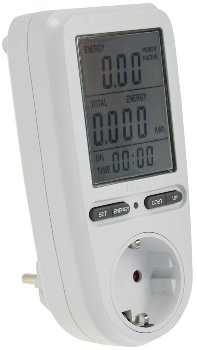 Energiekosten-Messgerät CTM-808 Pro LC-Display, Messung bis zu 3680W
