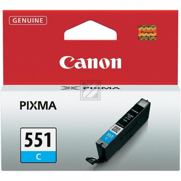 Canon Tintenpatrone cyan (6509B001, CLI-551C)
