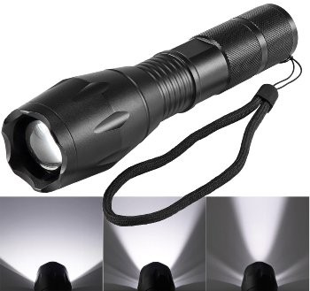 LED-Taschenlampe CTL10 Zoom 10W ØxL 136x37mm, Zoomfunktion, 350 Lumen